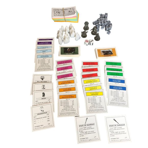 Monopoly Lord of the Rings Trilogy Edition Replacement Board Game Parts Pieces - Picture 8 of 8